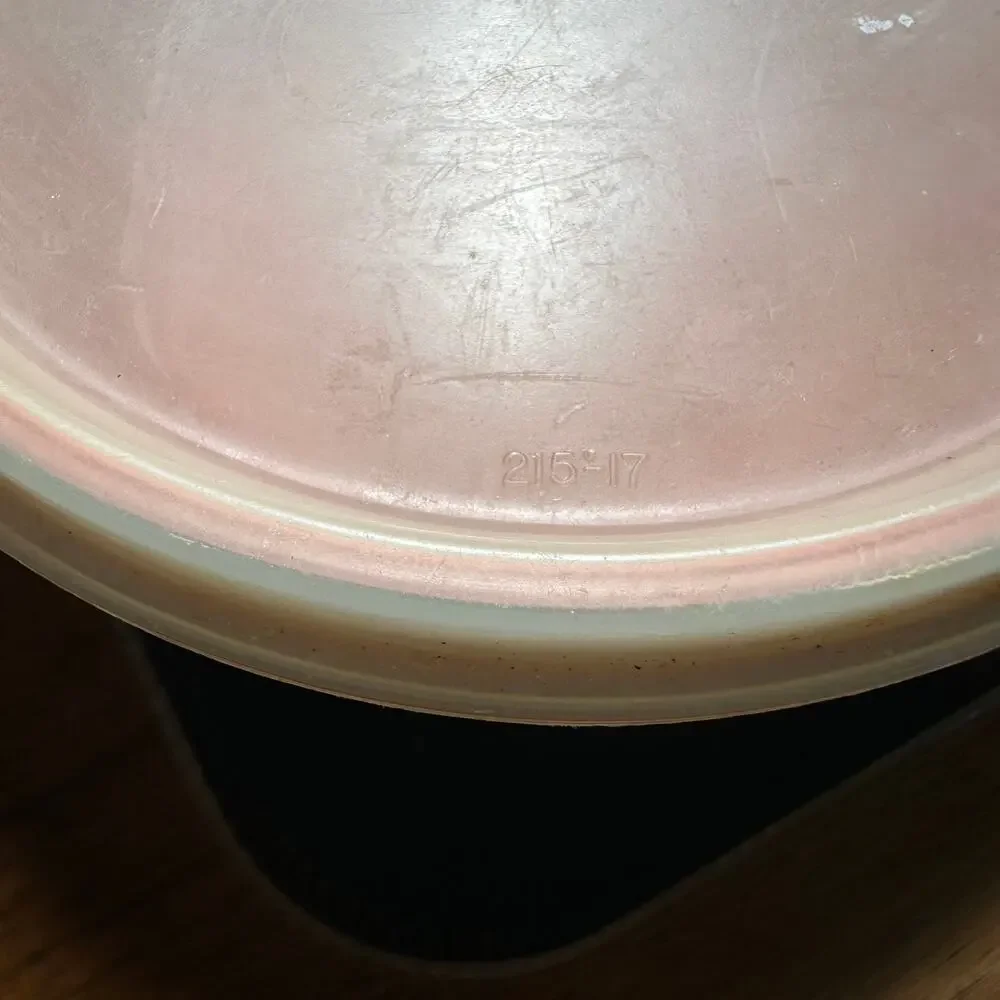 Vintage Tupperware Servalier Bowls Lot 3 w Lids Microwave Reheatable Pink Almond